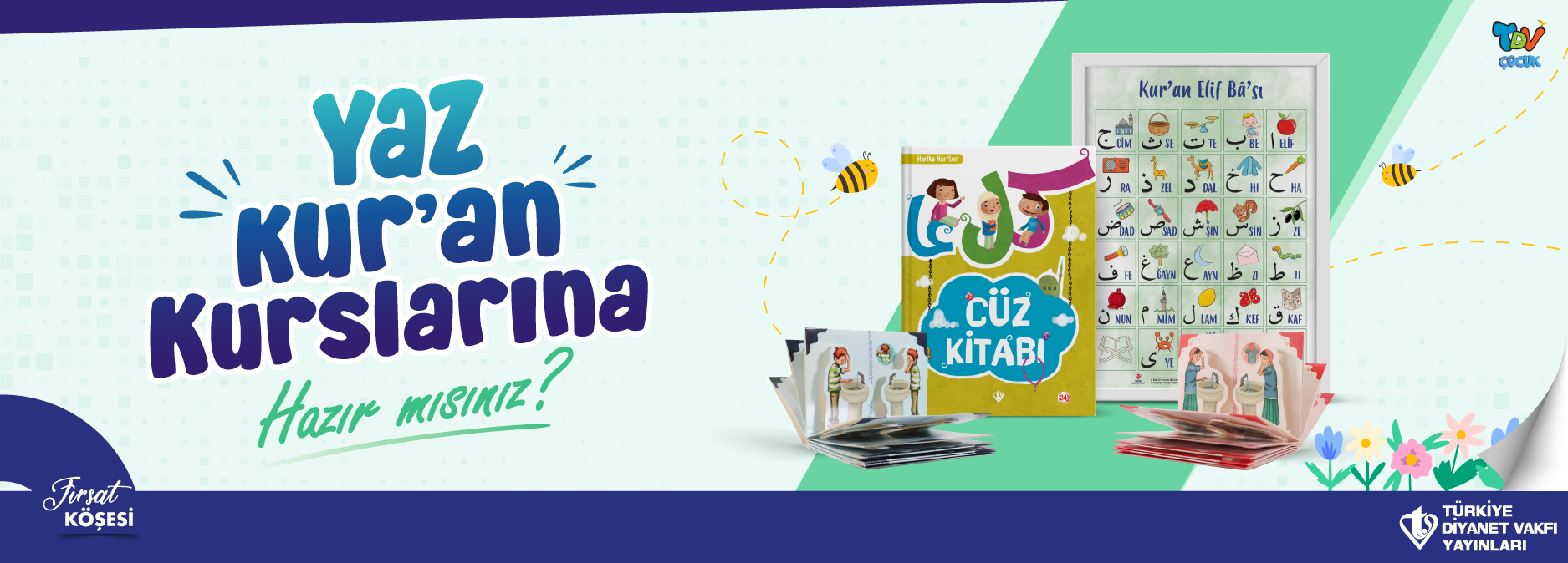 Yaz Kuran Kursu kitap ve materyalleri